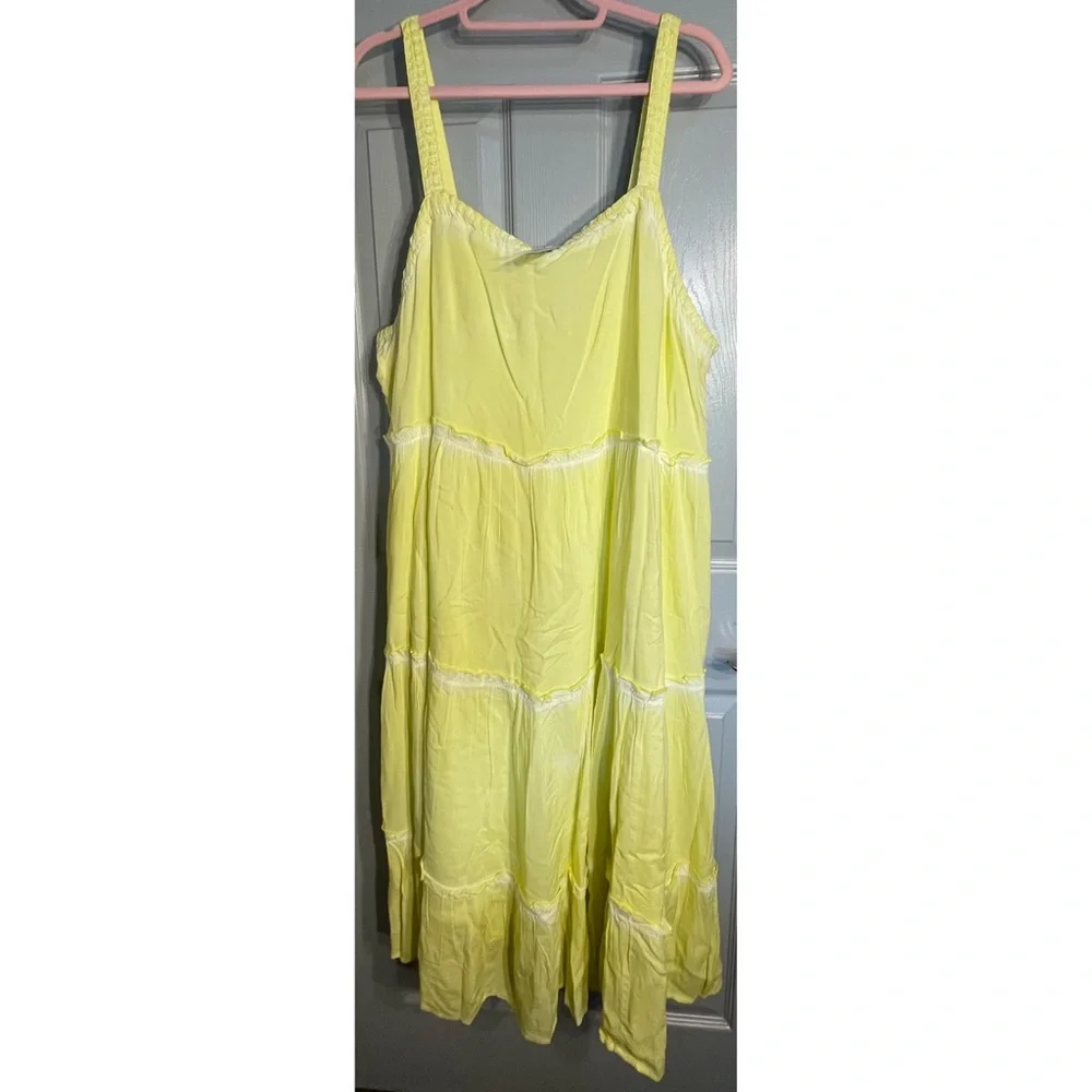 Anthropologie Nell Tiered Midi Dress NWT Size Plus 2X - Picture 8 of 15